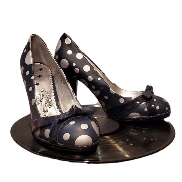 naughty monkey Shoes - Naughty Monkey Blue and Silver Shoes